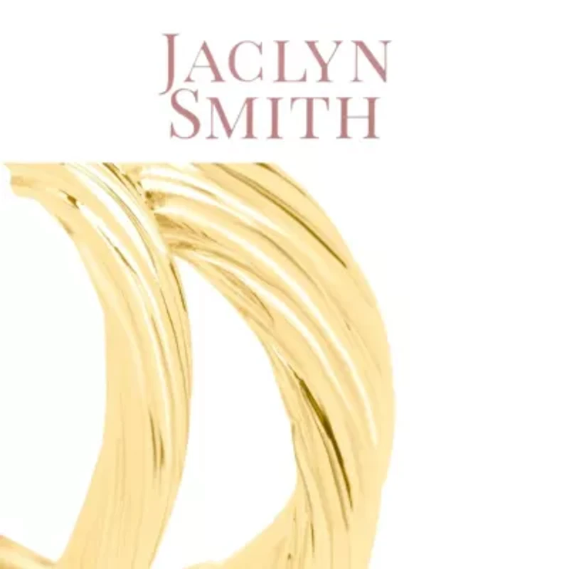 Jaclyn Smith Split Hoop Earrings In Gold