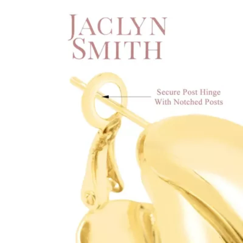 Jaclyn Smith Intertwined Hoop Earrings In Gold