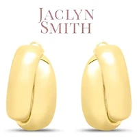 Jaclyn Smith Intertwined Hoop Earrings In Gold