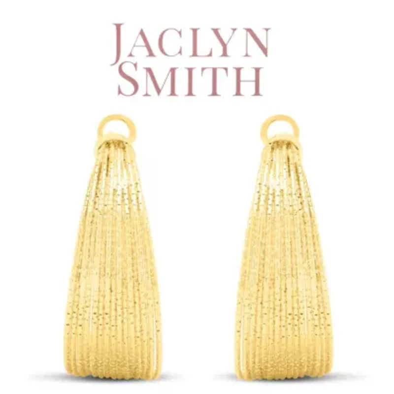 Jaclyn Smith Luminescent Hoop Earrings In Gold