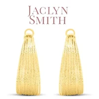 Jaclyn Smith Luminescent Hoop Earrings In Gold