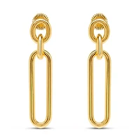 Martha Stewart Elegant Gold Dangle Earrings