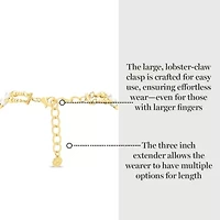 Two Strand Pearl and Gold Ball Necklace, 20 Inches For Women