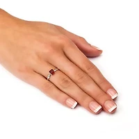 Birthstone .925 Silver Solitaire Ring