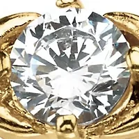 Birthstone Gold-Plated "X & O" Ring