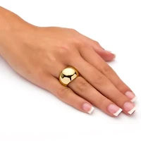 Dome 18k Gold-Plated Ring