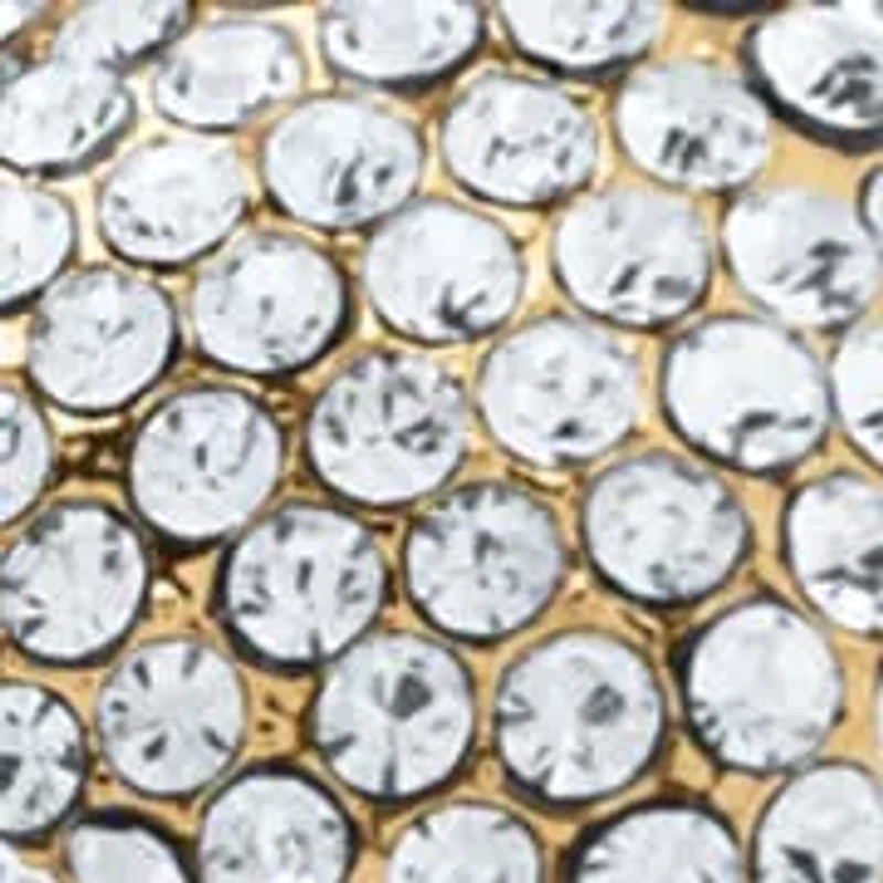 Crystal Heart Charm Birthstone Necklace Goldtone