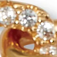 .95 TCW Round Cubic Zirconia 18k Yellow Gold-Plated Paperclip Bracelet 7.5-inch