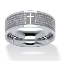 Lord's Prayer Ring Stainless Steel