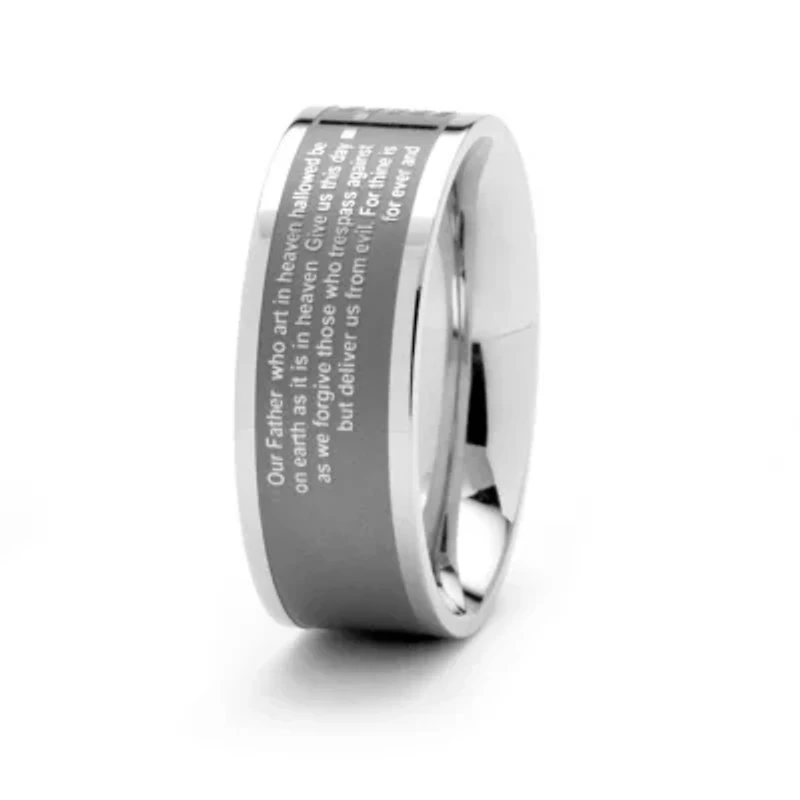 Lord's Prayer Ring Stainless Steel