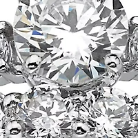 2.50 TCW Cubic Zirconia Platinum-plated Sterling Silver Wedding Band Set