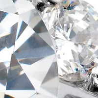 4.40 TCW Round Cubic Zirconia Platinum-plated Silver Jacket Bridal Ring Set