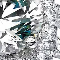 2.27 TCW Round Cubic Zirconia Triple Shank Platinum-plated Sterling Silver Ring