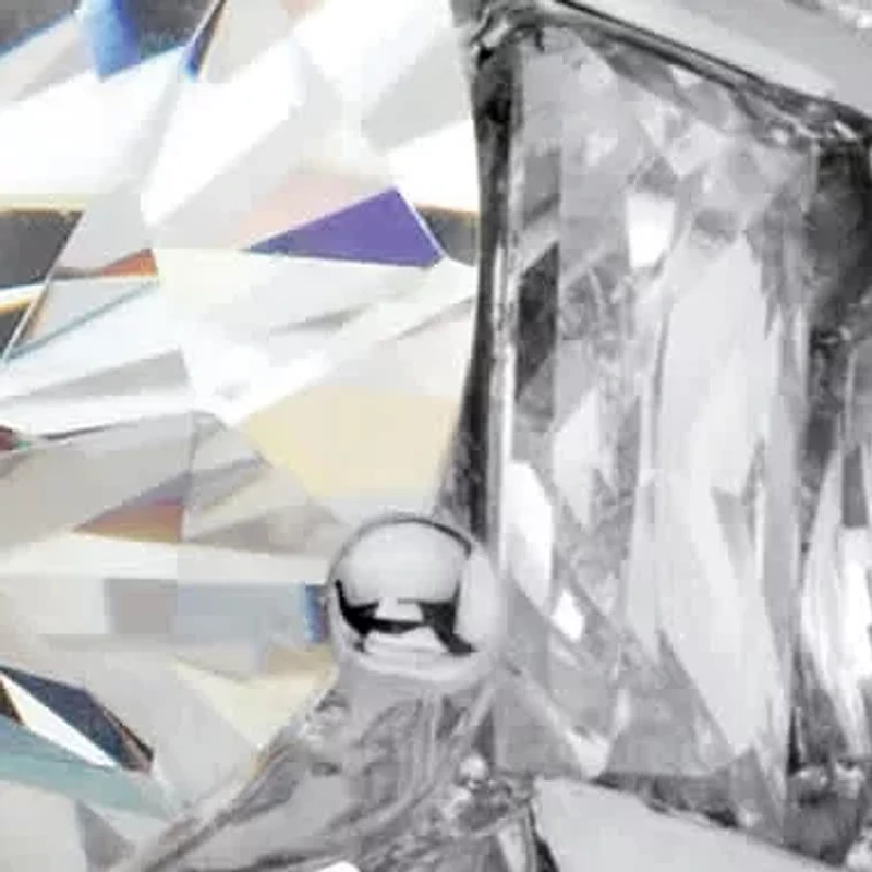 5.56 TCW Multi-Cut Cubic Zirconia Platinum-plated Silver Engagement Ring