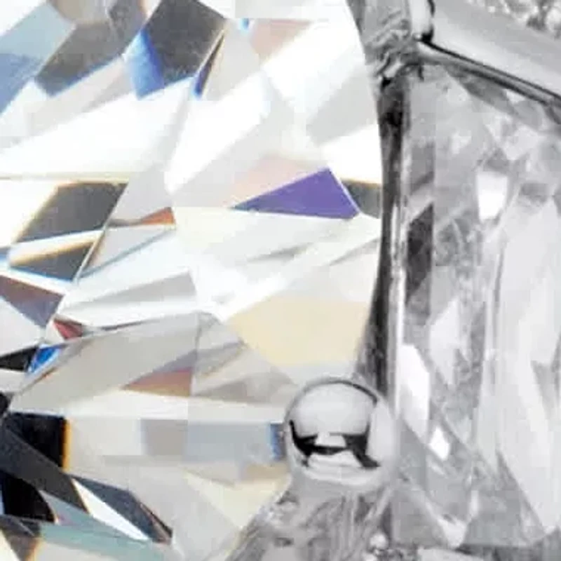 5.56 TCW Multi-Cut Cubic Zirconia Platinum-plated Silver Engagement Ring