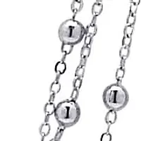 2 Piece Multi-Chain Beaded Station Necklace and Drop Earrings Set Goldtone