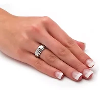 Cat Lady Spinner Ring Black IP Stainless Steel