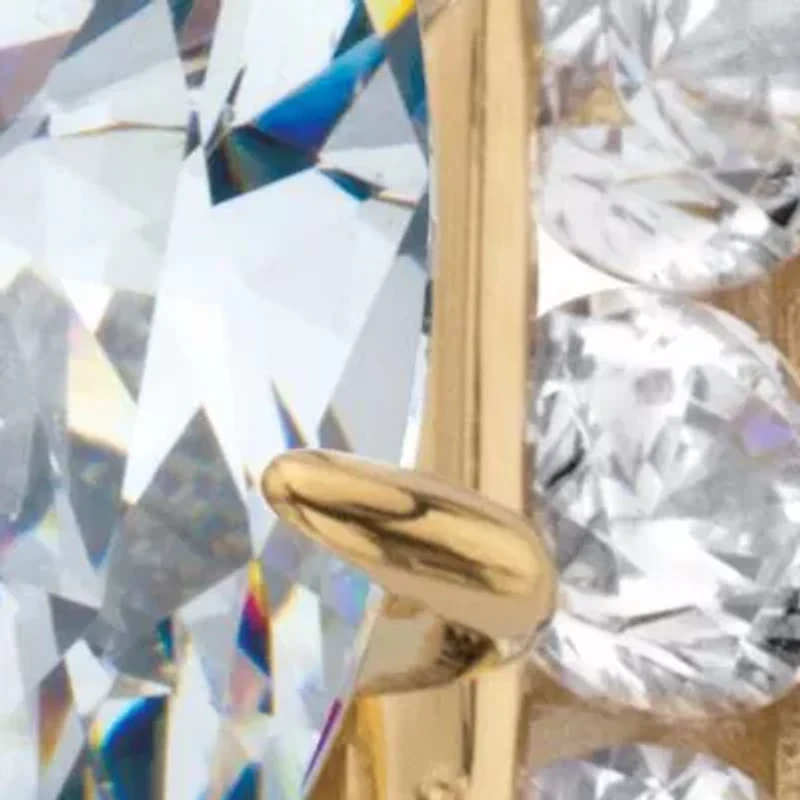 2.85 Cttw Marquise Cut Cubic Zirconia Ring 14K Gold Plated .925 Sterling Silver