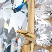 2.85 Cttw Marquise Cut Cubic Zirconia Ring 14K Gold Plated .925 Sterling Silver