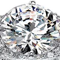 9.22 TCW Round Cubic Zirconia Bridal Set Platinum-Plated with Bonus Buy