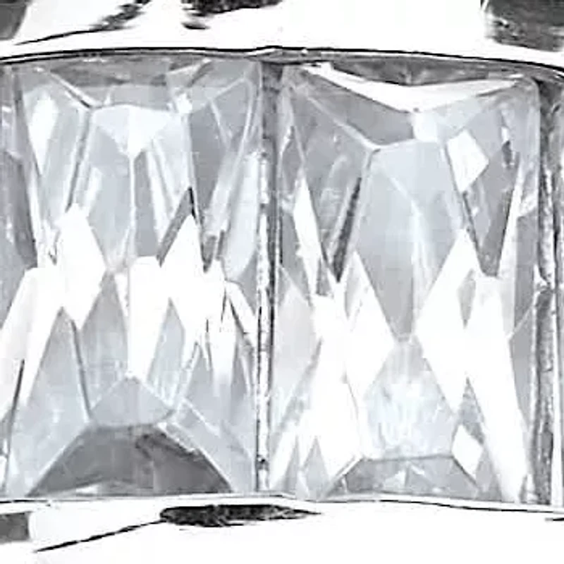 9.34 TCW Cubic Zirconia Eternity Band in Platinum-plated Sterling Silver