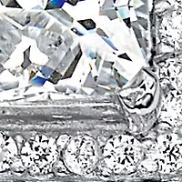 2 Piece 1.67 TCW CZ Halo Bridal Ring Set Platinum-plated Sterling Silver