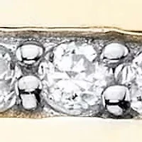 .80 Cttw. Yellow Gold-Plated Round Cubic Zirconia Channel-Set Eternity Band