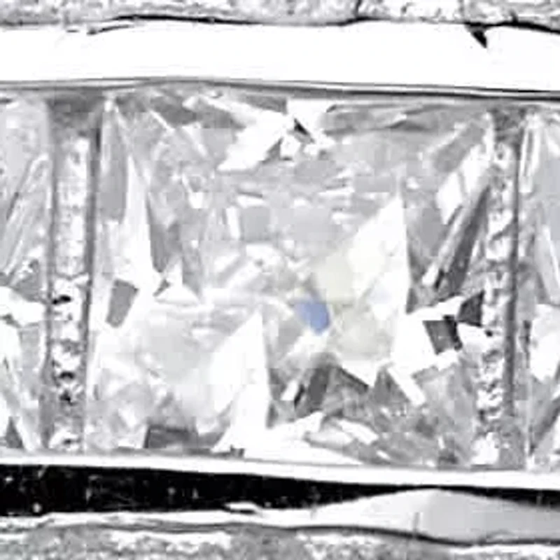 4.17 TCW Princess-Cut CZ Eternity Ring Platinum-plated Sterling Silver