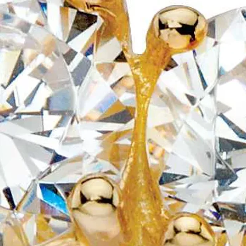 1.96 TCW Cubic Zirconia 14k Yellow Gold-plated Sterling Silver 2-Stone Ring