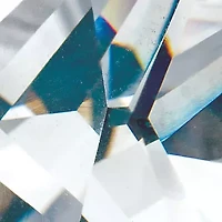 6.82 Cttw. Princess-Cut Silvertone Cubic Zirconia Halo Bridge Ring