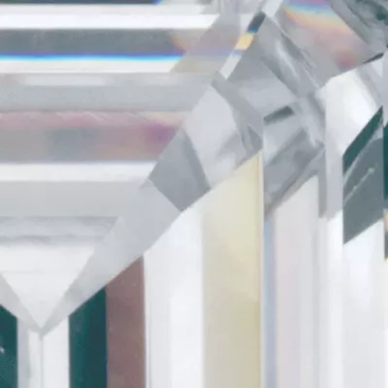 19.57 TCW Emerald-Cut Cubic Zirconia Platinum-plated Sterling Silver Halo Ring