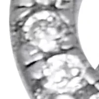 0.07 TCW Round Cubic Zirconia Sterling Silver Eternity Circles Ring