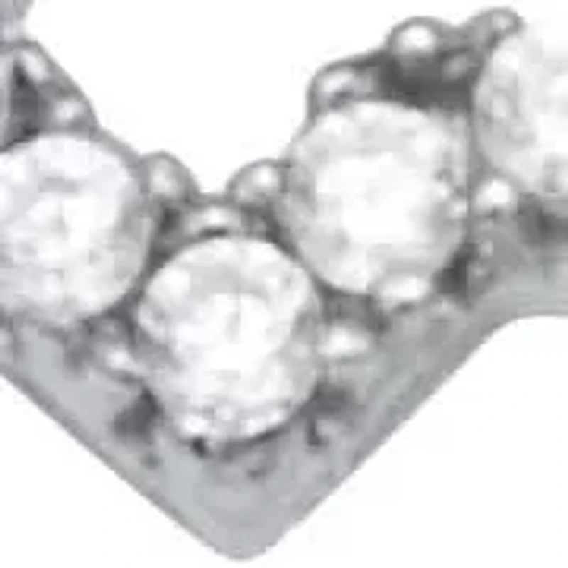 .35 TCW Round Cubic Zirconia Sterling Silver Gothic Cross Ring