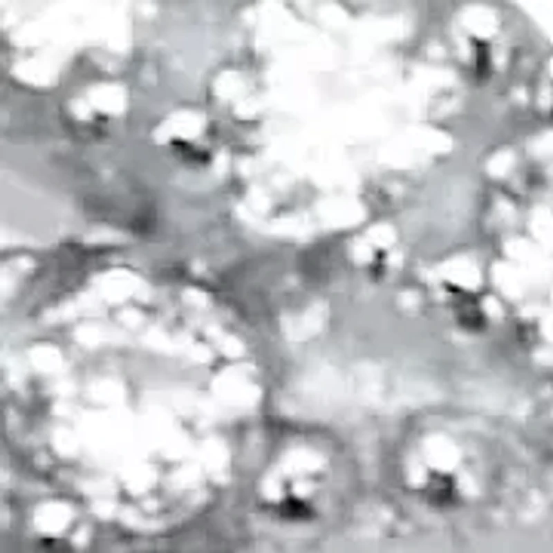 0.55 TCW Round Cubic Zirconia Sterling Silver Five Row Wrap Ring