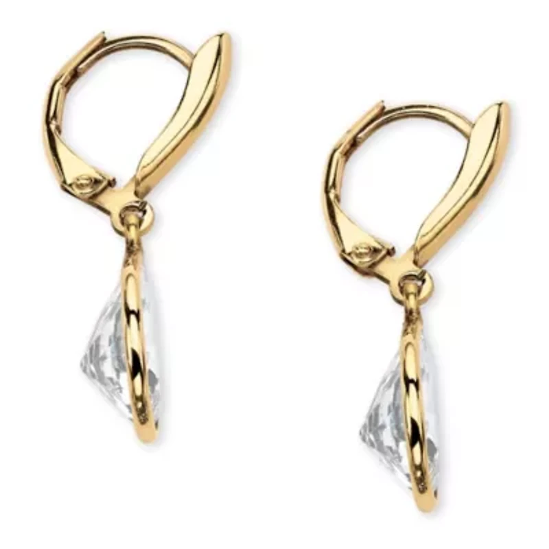 Birthstone Earrings 14k Gold-plated Sterling Silver