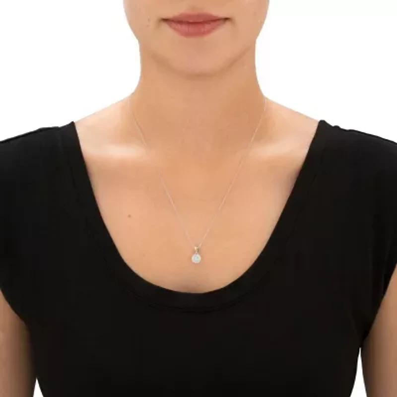 Round Birthstone Platinum/Silver Solitaire Set