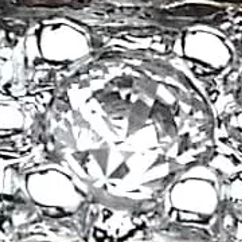 1.68 TCW Round Cubic Zirconia Triple Row Ring Gold-Plated