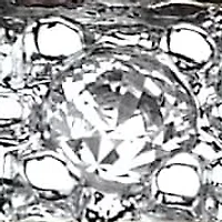 1.68 TCW Round Cubic Zirconia Triple Row Ring Gold-Plated