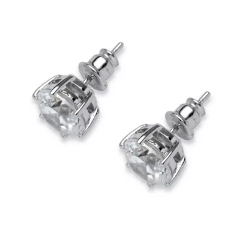 Birthstone .925 Sterling Silver Stud Earrings
