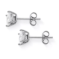 .925 Sterling Silver Stud Birthstone Earrings