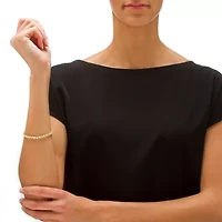 Birthstone Tennis Bracelet Gold-Plated