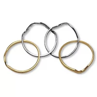 14k Gold-plated and Platinum-plated Two-tone Puzzle Ring