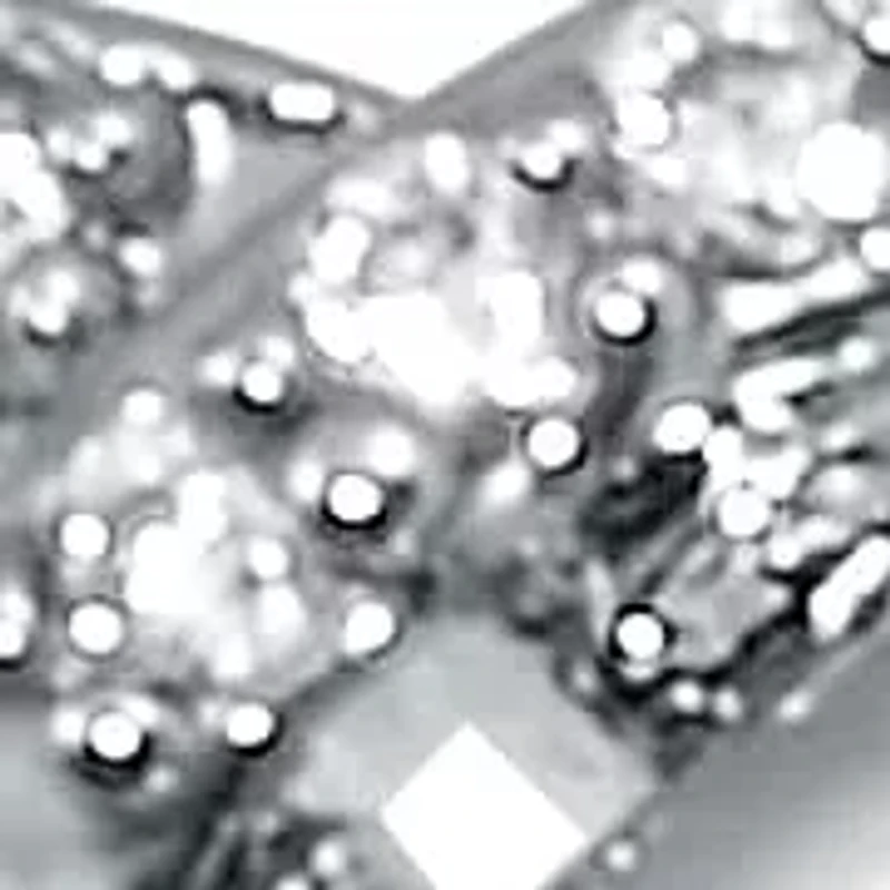 .21 TCW Round Cubic Zirconia Platinum-Plated Sterling Silver Oval Link Ring
