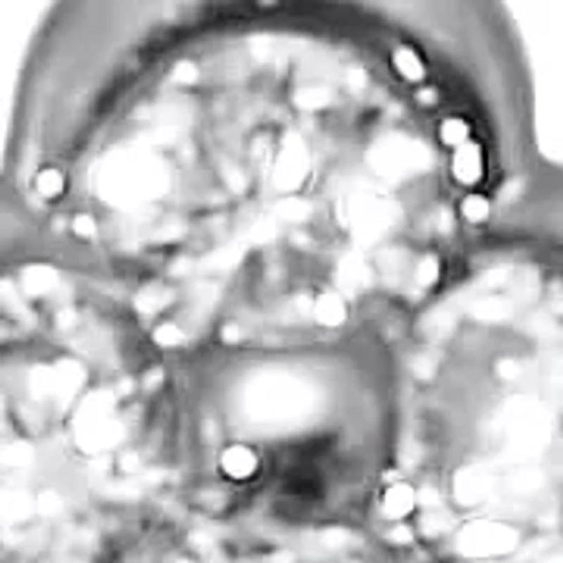 .41 TCW Round Cubic Zirconia Sterling Silver Crown Ring