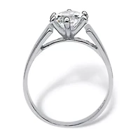 2.48 TCW Marquise-Cut Cubic Zirconia .925 Sterling Silver Ring