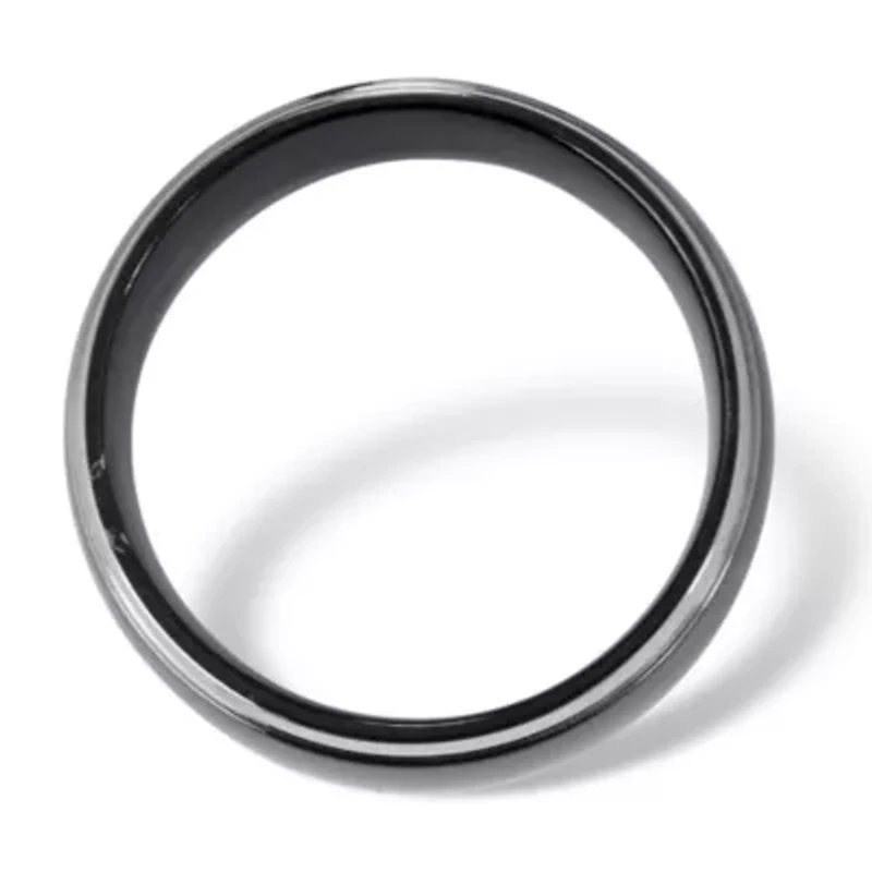 Wedding Band Stainless Steel and Black Ion-Plated (10mm)