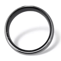 Wedding Band Stainless Steel and Black Ion-Plated (10mm)