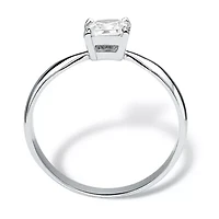 Birthstone .925 Silver Solitaire Ring