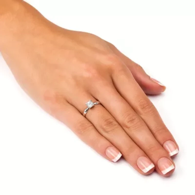 Birthstone .925 Silver Solitaire Ring