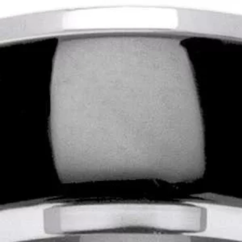 Wedding Band Stainless Steel and Black Ion-Plated (10mm)